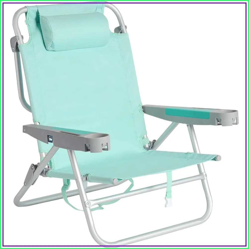 Extra Wide Low Beach Chair 5 Position Lay Flat 500 LBS Heavy Duty XL Portable Folding Camping Chair with Cup Holder for Outdoor
Extra Wide Low Beach Chair 5 Position Lay Flat 500 LBS Heavy Duty XL Portable Folding Camping Chair with Cup Holder for Outdoor