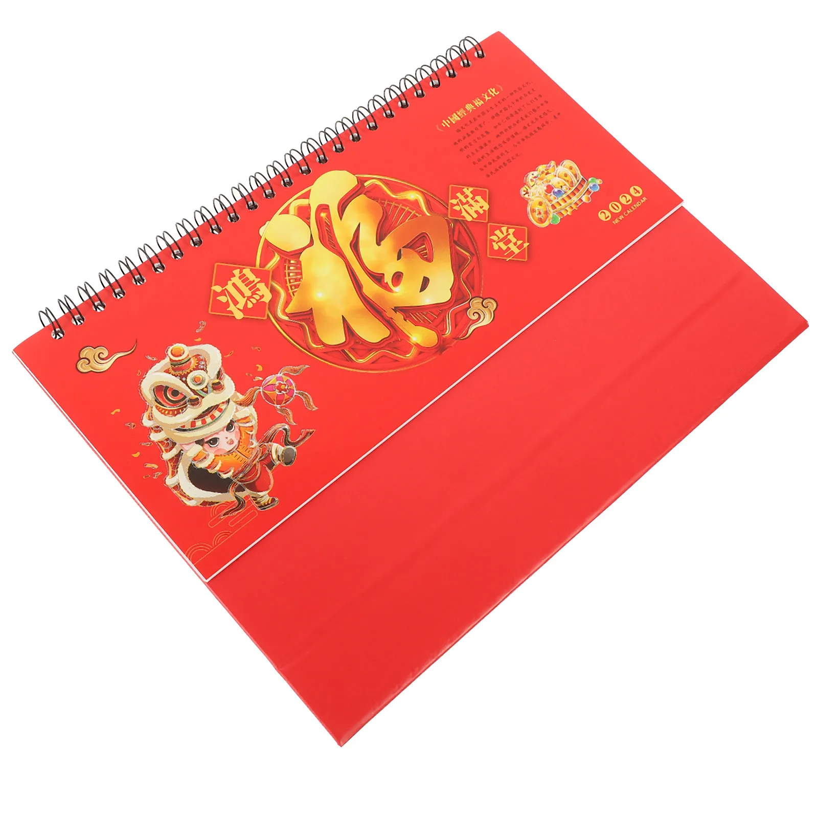 Desk Calendar 2024 Chinese Style Spiral Binding Thick Paper Home Office Monthly Planner Dragon Year Calendar Decorative
Desk Calendar 2024 Chinese Style Spiral Binding Thick Paper Home Office Monthly Planner Dragon Year Calendar Decorative