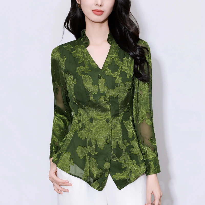 Модные женские рубашки с длинным рукавом, облегающие, с вырезами, универсальные блузки для весны и лета, повседневные топы с V-образным вырезом для офиса
Модные женские рубашки с длинным рукавом, облегающие, с вырезами, универсальные блузки для весны и лета, повседневные топы с V-образным вырезом для офиса