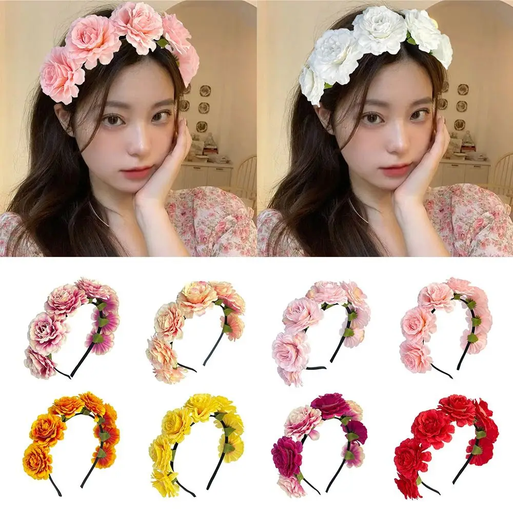 Stylish Bohemia Women Flower Headband Photography Elegant Wedding Party Headhoop Beach Headpiece for Women
Stylish Bohemia Women Flower Headband Photography Elegant Wedding Party Headhoop Beach Headpiece for Women