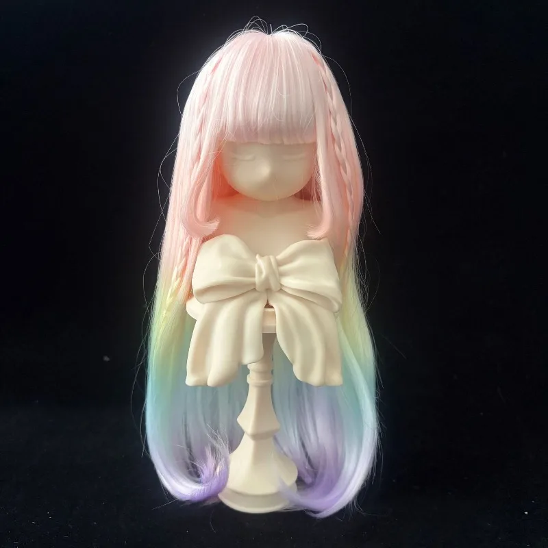 1/3 & 1/4 & 1/6 Bjd Doll's Wig Rainbow Gradient Long Straight Wig with Bangs Dress Up Accessories
1/3 & 1/4 & 1/6 Bjd Doll's Wig Rainbow Gradient Long Straight Wig with Bangs Dress Up Accessories