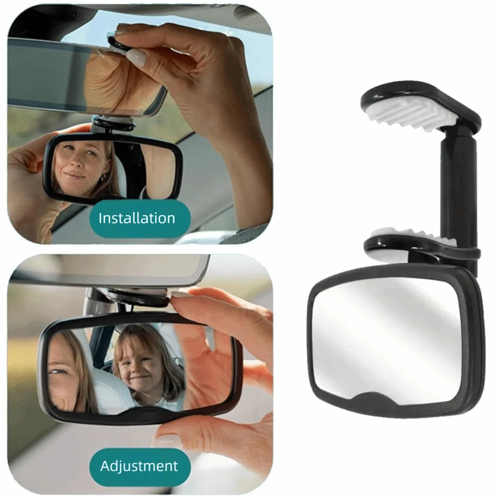 Регулируемое автомобильное зеркало заднего вида для наблюдения за ребенком, небьющееся, широкоугольное, с креплением-клипсой, нескользящее, легко устанавливается
Регулируемое автомобильное зеркало заднего вида для наблюдения за ребенком, небьющееся, широкоугольное, с креплением-клипсой, нескользящее, легко устанавливается