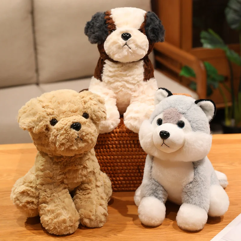 26CM Simulated Dog Plush Toys Soft Stuffed Cartoon Animal Puppy Dog Doll Lifelike Brown Saint Bernard Husky Teddy Accompany Toy
26CM Simulated Dog Plush Toys Soft Stuffed Cartoon Animal Puppy Dog Doll Lifelike Brown Saint Bernard Husky Teddy Accompany Toy