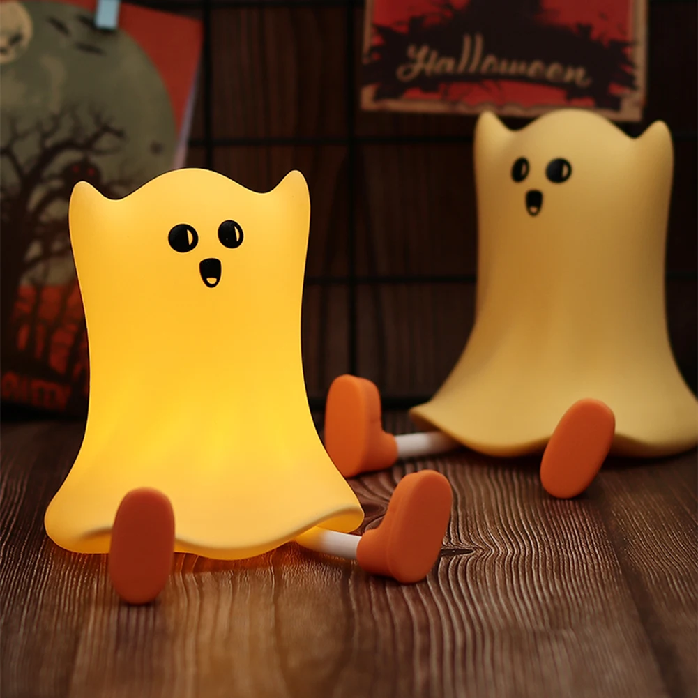 Halloween Pumpkin LED Night Light Touch Sensor Silicone Pumpkin Ghost Mood Light Dimmable Mushroom Lamp Bedside Table Nightlight
Halloween Pumpkin LED Night Light Touch Sensor Silicone Pumpkin Ghost Mood Light Dimmable Mushroom Lamp Bedside Table Nightlight