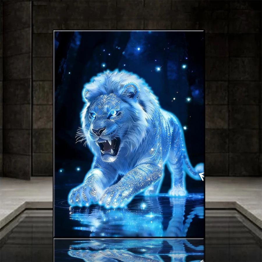 5D DIY Diamond Embroidery Painting Kit New Dreamy Forest Animal Lion Mosaic Art Adult Decoration Gift
5D DIY Diamond Embroidery Painting Kit New Dreamy Forest Animal Lion Mosaic Art Adult Decoration Gift