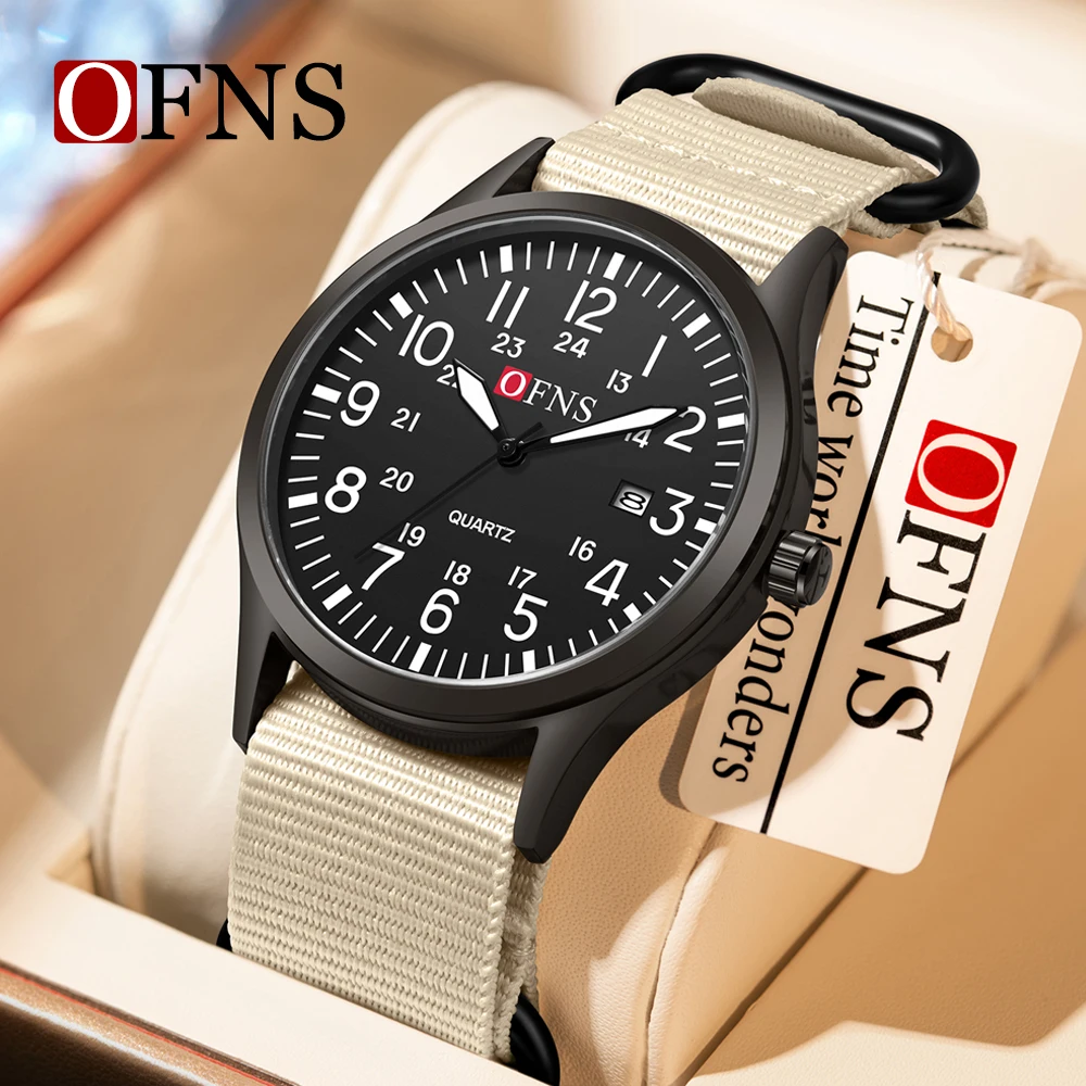 OFNS New 7200 Fashion Student Quartz Watch Simple Waterproof Nylon Strap Night Light Male and Female Student Watches 2026
OFNS New 7200 Fashion Student Quartz Watch Simple Waterproof Nylon Strap Night Light Male and Female Student Watches 2026