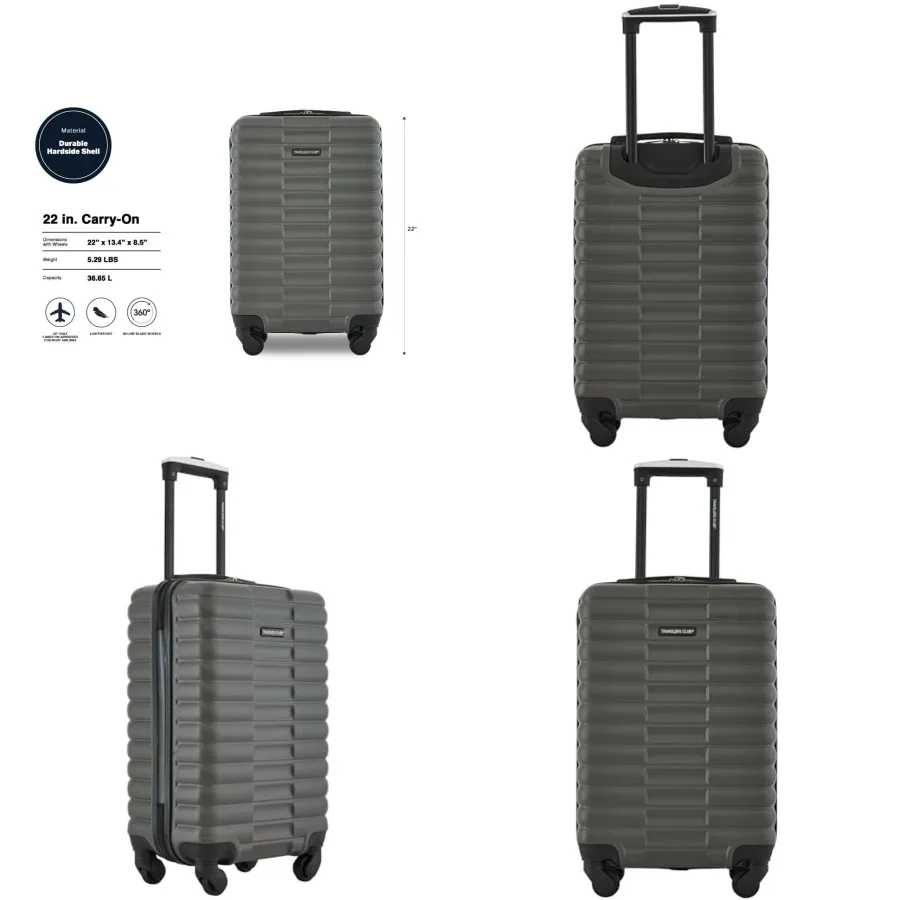 Gilroy Rolling Hardside Carry-On Luggage
Gilroy Rolling Hardside Carry-On Luggage