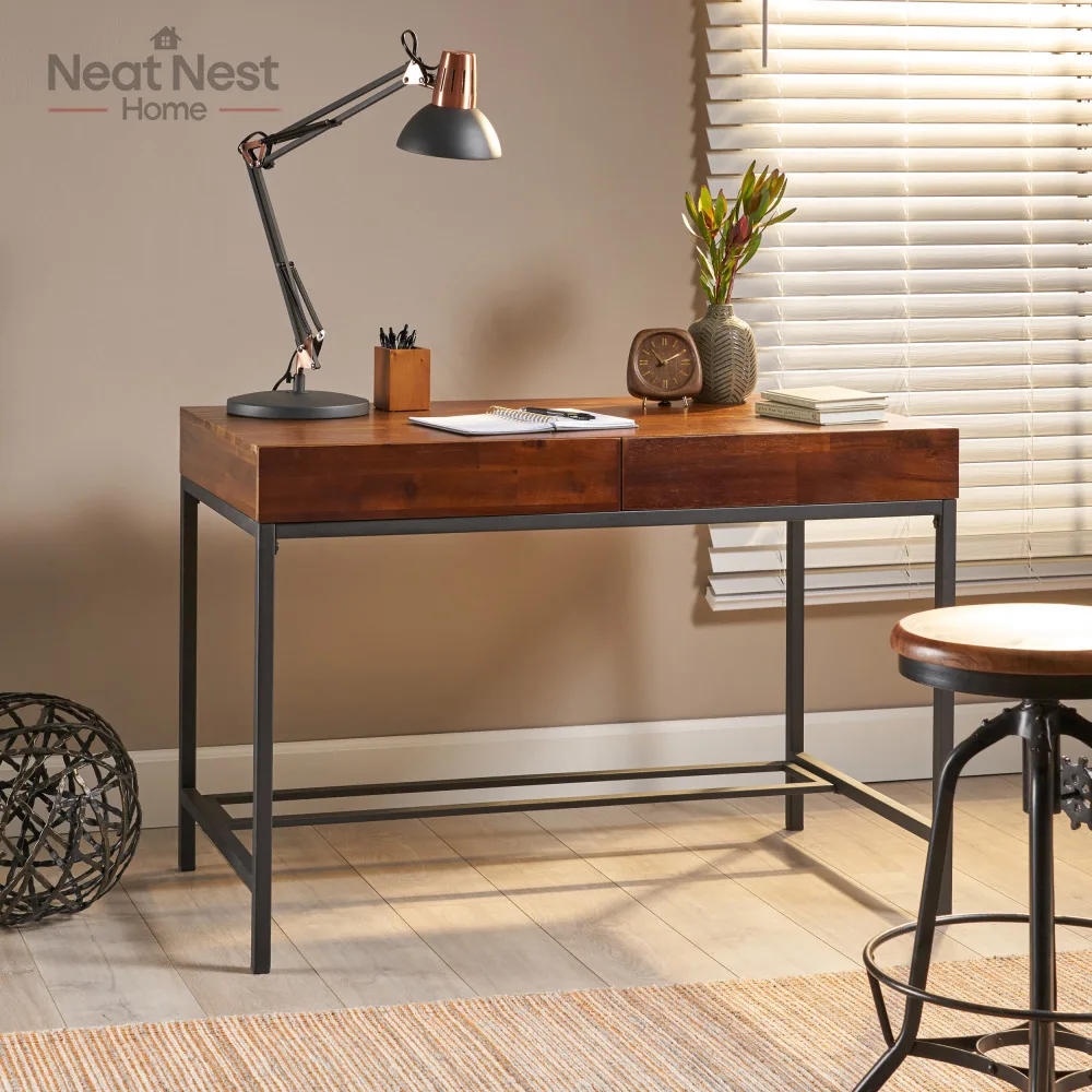 Industrial Storage Desk,Easy To Assembly, Oak desk with drawers, Study table,high-quality metal Desk, wooden desk, Office desk
Industrial Storage Desk,Easy To Assembly, Oak desk with drawers, Study table,high-quality metal Desk, wooden desk, Office desk