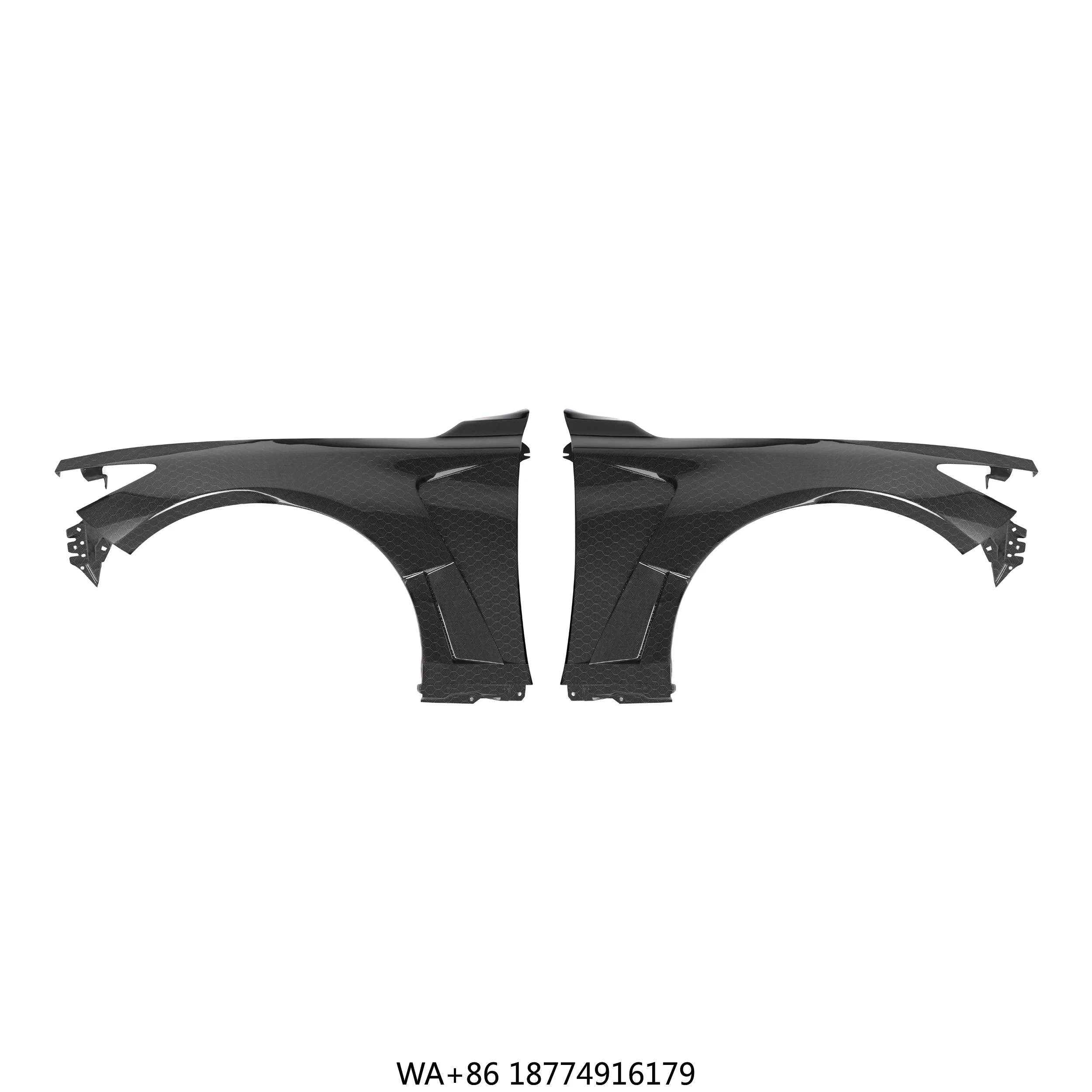 Real Honeycomb Carbon Fiber Football Pattern Double-hole Style Front Side Fender Trims for Q50 Q50L 2014-2020
Real Honeycomb Carbon Fiber Football Pattern Double-hole Style Front Side Fender Trims for Q50 Q50L 2014-2020