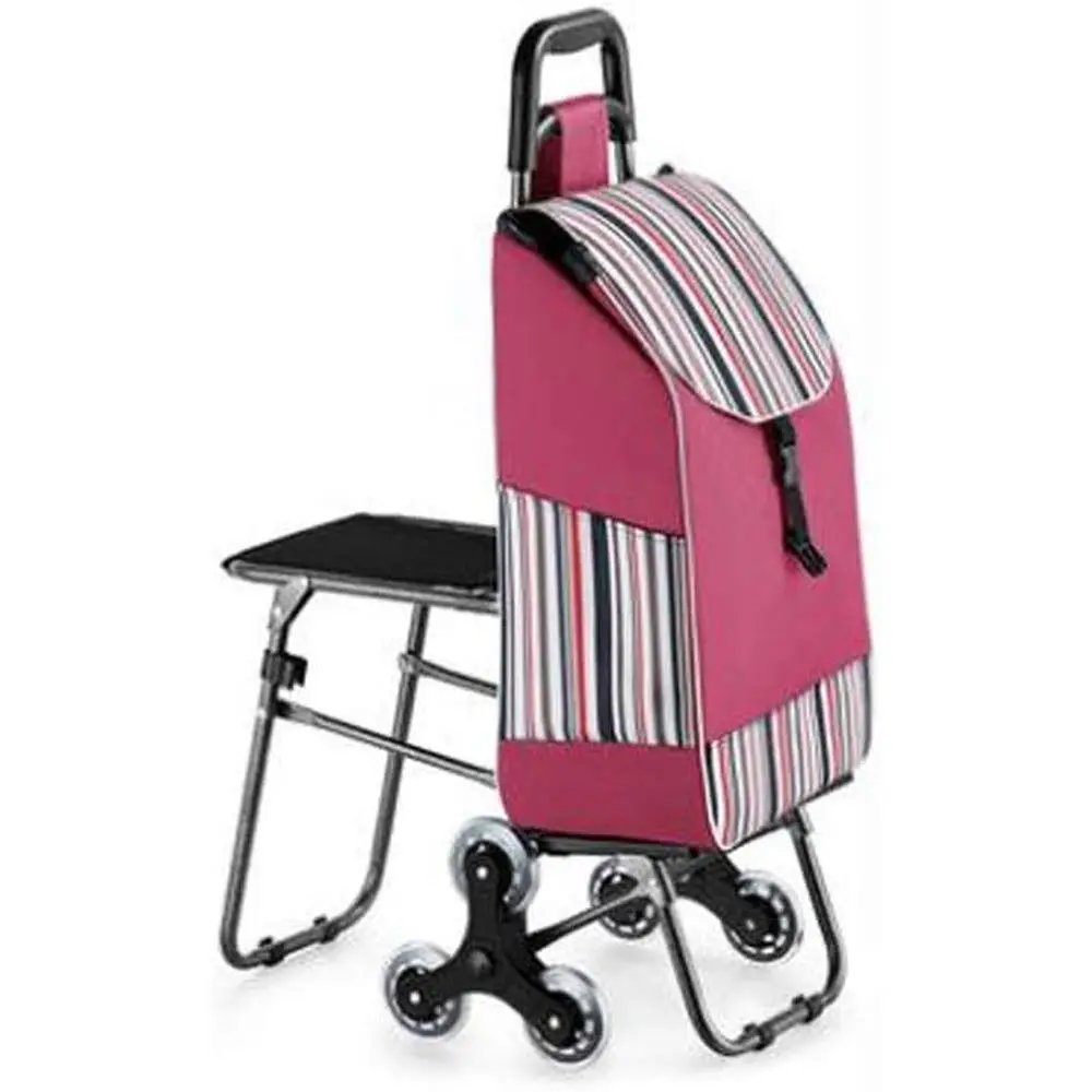 Компактная портативная тележка для покупок с колесами для женщин, идеально подходит для домашних хозяйственных сумок и использования в качестве прицепа-тележки.
Компактная портативная тележка для покупок с колесами для женщин, идеально подходит для домашних хозяйственных сумок и использования в качестве прицепа-тележки.