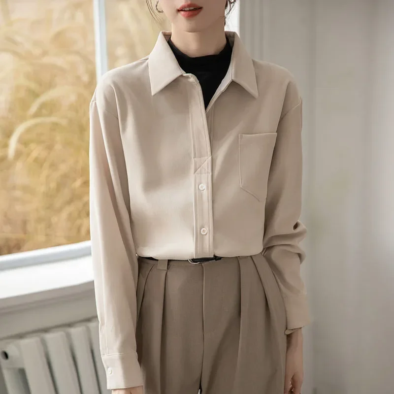 Fashion Long Sleeve Turn Down Collar Women Blouse Fake Two Pieces Blouse Shirt Women Tops Blouses Shirts Blusas Para Mujer N295
Fashion Long Sleeve Turn Down Collar Women Blouse Fake Two Pieces Blouse Shirt Women Tops Blouses Shirts Blusas Para Mujer N295