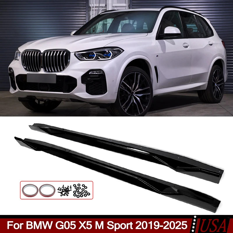 Side Skirt Bumper Spoiler Splitter Protector for 2019-2025 BMW G05 X5 M60i M50i M Sport Side Skirt Extension Bumper Lip Pair
Side Skirt Bumper Spoiler Splitter Protector for 2019-2025 BMW G05 X5 M60i M50i M Sport Side Skirt Extension Bumper Lip Pair