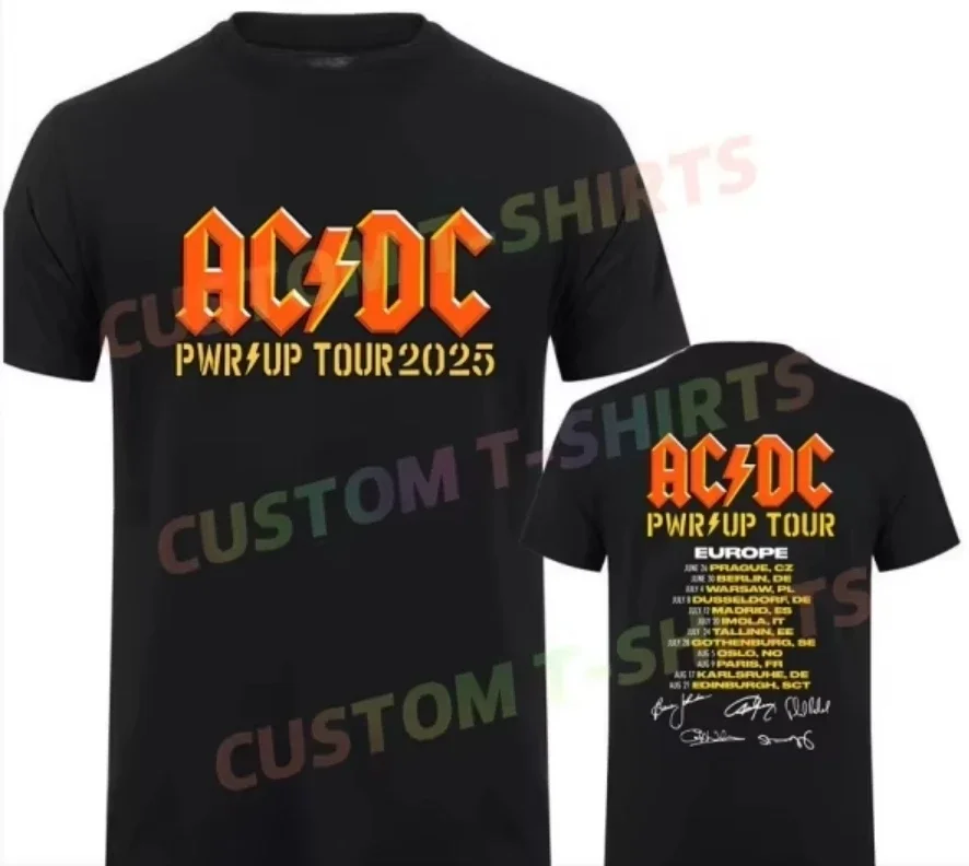 ACDC Pwr Up World Tour 2025 T Shirt Men Women Summer Streetwear Brand Short Sleeve Hip Hop Tees Men's Clothing 
ACDC Pwr Up World Tour 2025 T Shirt Men Women Summer Streetwear Brand Short Sleeve Hip Hop Tees Men's Clothing
