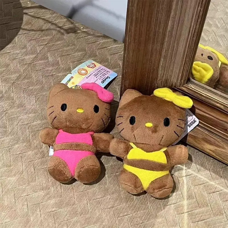Kawaii Hawaiian Black Skin Hello Kitty Bikini Plush Toy Backpack Pendant Cartoon Keychain Decoration Girl Birthday Creative Gift
Kawaii Hawaiian Black Skin Hello Kitty Bikini Plush Toy Backpack Pendant Cartoon Keychain Decoration Girl Birthday Creative Gift