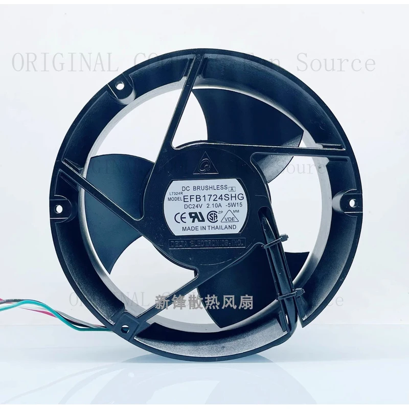 B FOR Delta EFB1724SHG 24V 2.1A 17251 17CM Axial Fan
B FOR Delta EFB1724SHG 24V 2.1A 17251 17CM Axial Fan