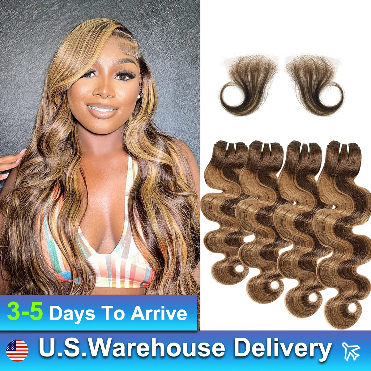 P4/27 Highlight Body Wave Bundles 100% Human Hair Bundles Brown Brazilian Hair Weave Bundle 20 26 inch 1 3 4 Remy Hair Bundles
P4/27 Highlight Body Wave Bundles 100% Human Hair Bundles Brown Brazilian Hair Weave Bundle 20 26 inch 1 3 4 Remy Hair Bundles