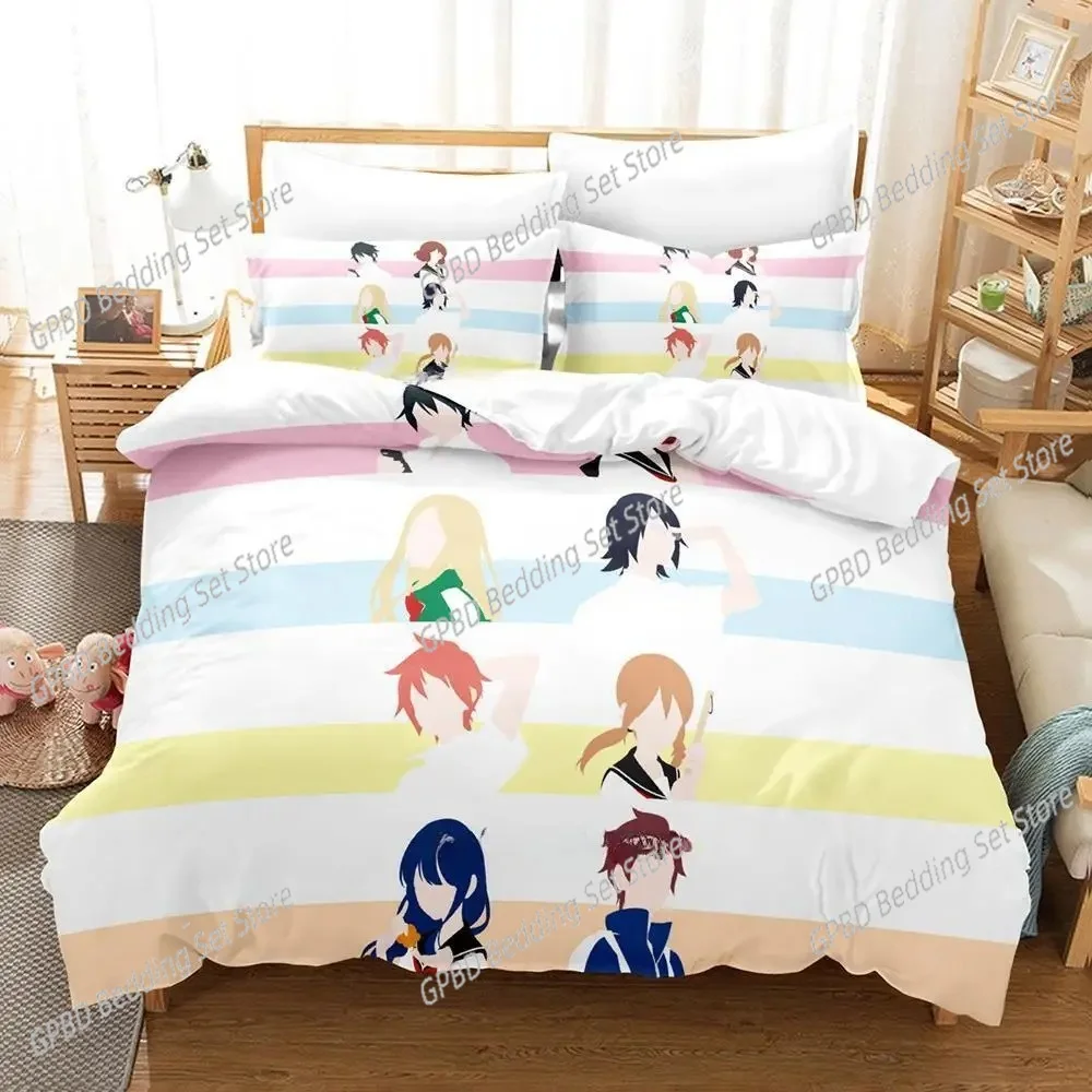 Tsurezure Children Bedding Set Single Twin Full Queen King Size Bed Set Adult Kid Bedroom Duvetcover Sets 3D Anime Bed Sheet Set
Tsurezure Children Bedding Set Single Twin Full Queen King Size Bed Set Adult Kid Bedroom Duvetcover Sets 3D Anime Bed Sheet Set