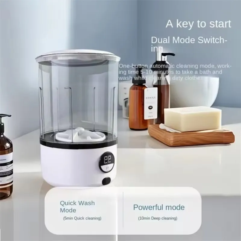 [B25B!】 Mini 2L Automatic Portable Turbo Led Washing Machine Washing Cup For Underwear Washer Machine
[B25B!】 Mini 2L Automatic Portable Turbo Led Washing Machine Washing Cup For Underwear Washer Machine