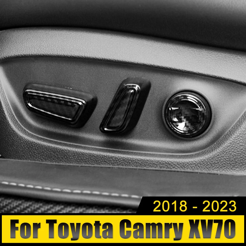 ABS Car Seat Adjustment Switch Knob Trim Cover Stickers Modification Accessories For Toyota Camry 70 XV70 2018-2021 2022 2023
ABS Car Seat Adjustment Switch Knob Trim Cover Stickers Modification Accessories For Toyota Camry 70 XV70 2018-2021 2022 2023