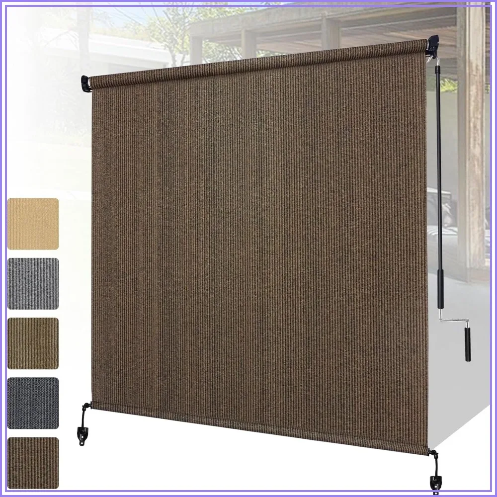 Shade&Beyond Patio Shades Roll Up Outdoor 12' W x 8' H, Cordless Roller Blinds with 90% UV Protection, Exterior Sunshade for Pergola Porch Gazebo
Shade&Beyond Patio Shades Roll Up Outdoor 12' W x 8' H, Cordless Roller Blinds with 90% UV Protection, Exterior Sunshade for Pergola Porch Gazebo