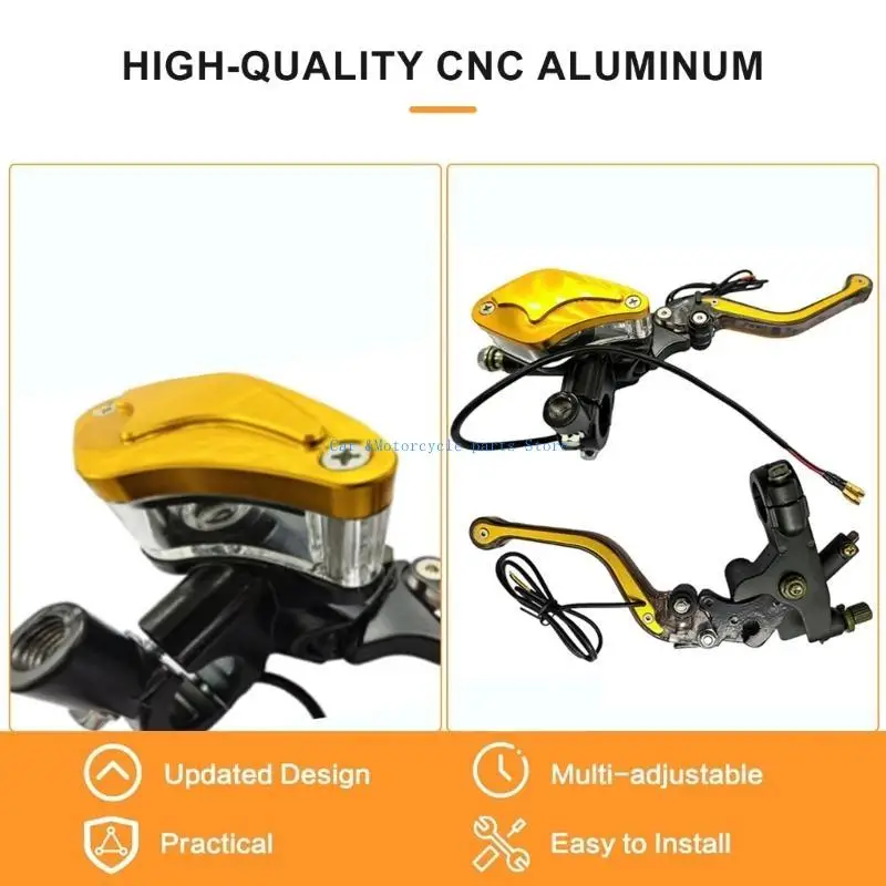 Y9UC Easy Install Motorcycle Brake Clutch Lever Quick Installation for City Commuting
Y9UC Easy Install Motorcycle Brake Clutch Lever Quick Installation for City Commuting