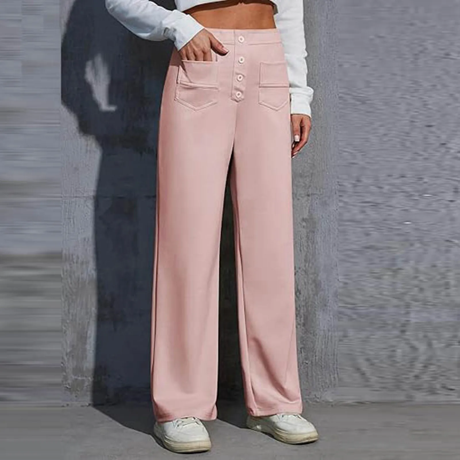 2025 Fashion New Women's Trousers Casual Straight High Waist Button Elastic Daily Office Ladies Multi-Pocket Basic Sweatpants
2025 Fashion New Women's Trousers Casual Straight High Waist Button Elastic Daily Office Ladies Multi-Pocket Basic Sweatpants