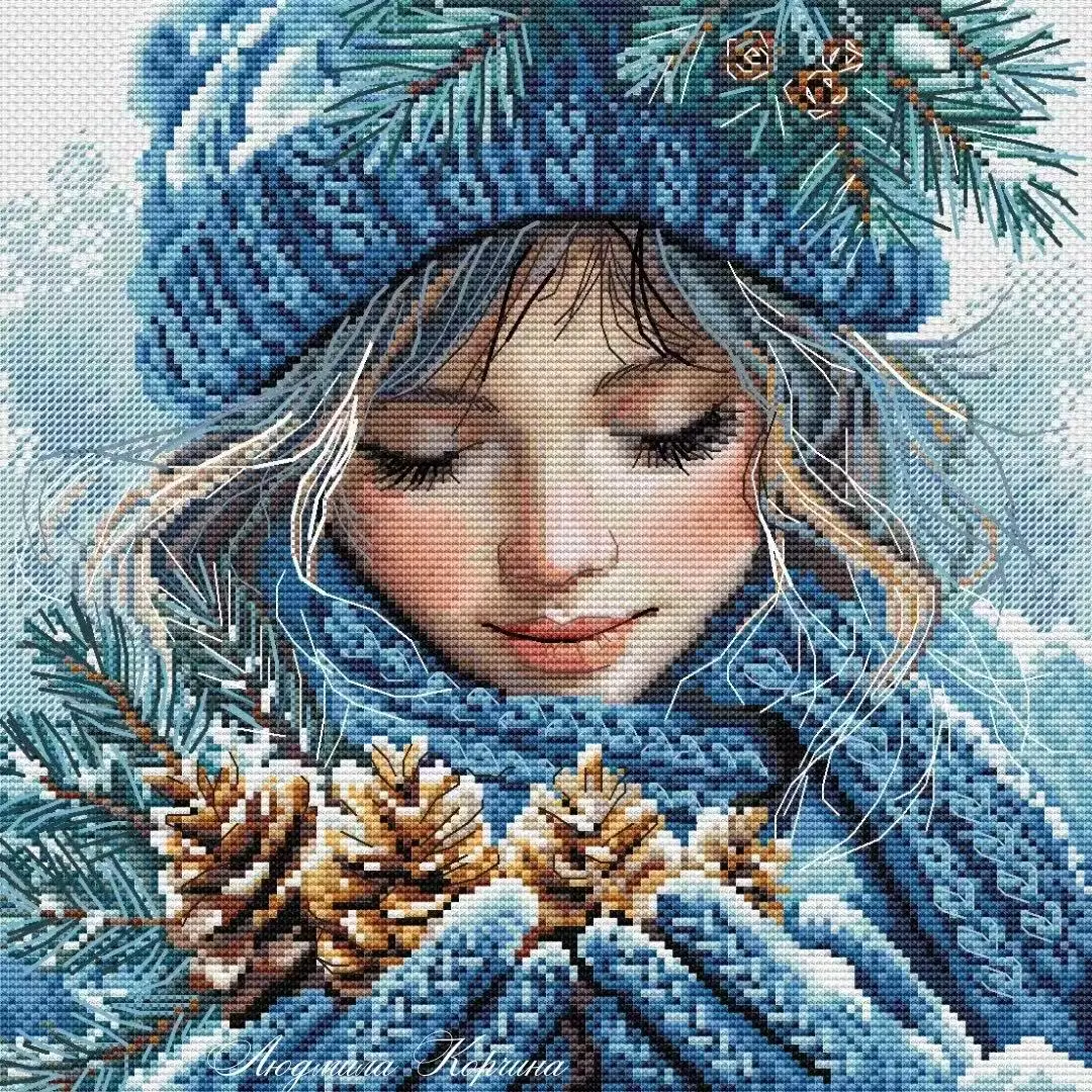 Набор для вышивки крестом, новая хлопковая нить «сделай сам», набор для вышивки крестом, набор для вышивки крестом, первый снег, 35-35
Набор для вышивки крестом, новая хлопковая нить «сделай сам», набор для вышивки крестом, набор для вышивки крестом, первый снег, 35-35