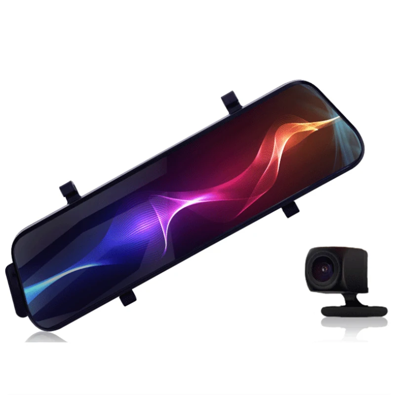 10.0-Inch HD 1080P IPS Screen Rearview Mirror Driving Recorder Touch Control Dual Lens WiFi GPS Car Black Box Dash Cam Black
10.0-Inch HD 1080P IPS Screen Rearview Mirror Driving Recorder Touch Control Dual Lens WiFi GPS Car Black Box Dash Cam Black
