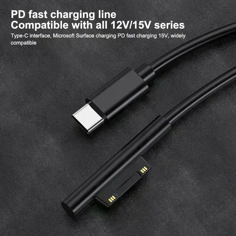 USB C Type C Quick Charging Adapter Type C PD Power Supply For Surface Tablet PRO5 15V Charging Cable Cord
USB C Type C Quick Charging Adapter Type C PD Power Supply For Surface Tablet PRO5 15V Charging Cable Cord