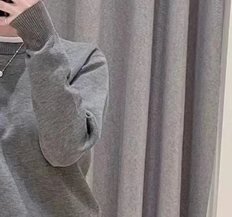Women's Grey Round Neck Casual Pullover Long Sleeve Color Clash Design Casual Vacation Top
Women's Grey Round Neck Casual Pullover Long Sleeve Color Clash Design Casual Vacation Top
