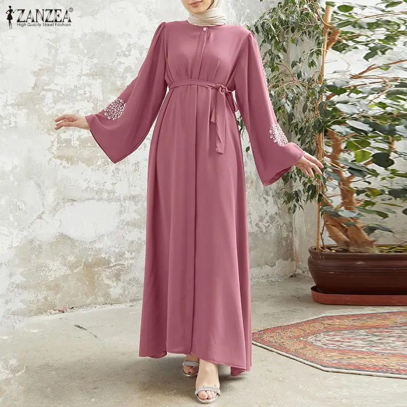 Fashion Muslim Abaya Dresses ZANZEA Women Long Sleeve Floral Printed Dress IsIamic Robe Casual Kaftan Belted Vestidos Ramadan
Fashion Muslim Abaya Dresses ZANZEA Women Long Sleeve Floral Printed Dress IsIamic Robe Casual Kaftan Belted Vestidos Ramadan