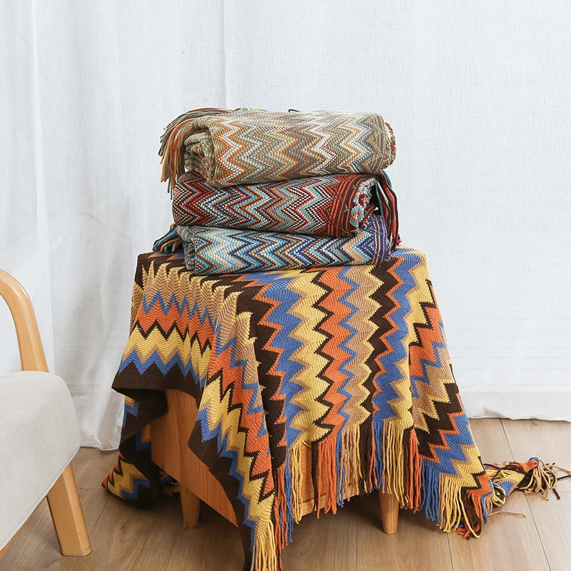 Battilo Boho Throw Blanket Lightweight Knit Throw With Tassels Bohemian woven Sofa Blankets Soft Bed Plaid Decorative Blanket
Battilo Boho Throw Blanket Lightweight Knit Throw With Tassels Bohemian woven Sofa Blankets Soft Bed Plaid Decorative Blanket