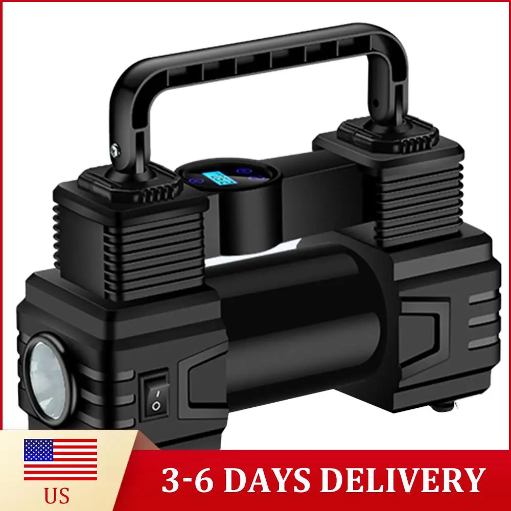 12V 150PSI Car Electric Air Pump with Digital Pressure Gauge Car Tire Inflatable Pump Heavy Duty Deluxe Portable Air Compressor
12V 150PSI Car Electric Air Pump with Digital Pressure Gauge Car Tire Inflatable Pump Heavy Duty Deluxe Portable Air Compressor