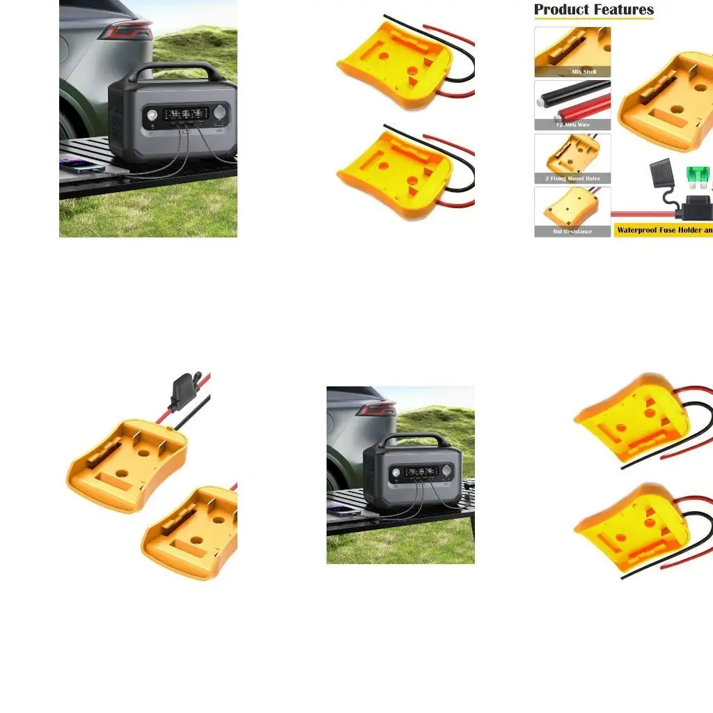 18V Battery Connecter Plugging and Play Design Solid ABS Resins Construction D2RD
18V Battery Connecter Plugging and Play Design Solid ABS Resins Construction D2RD