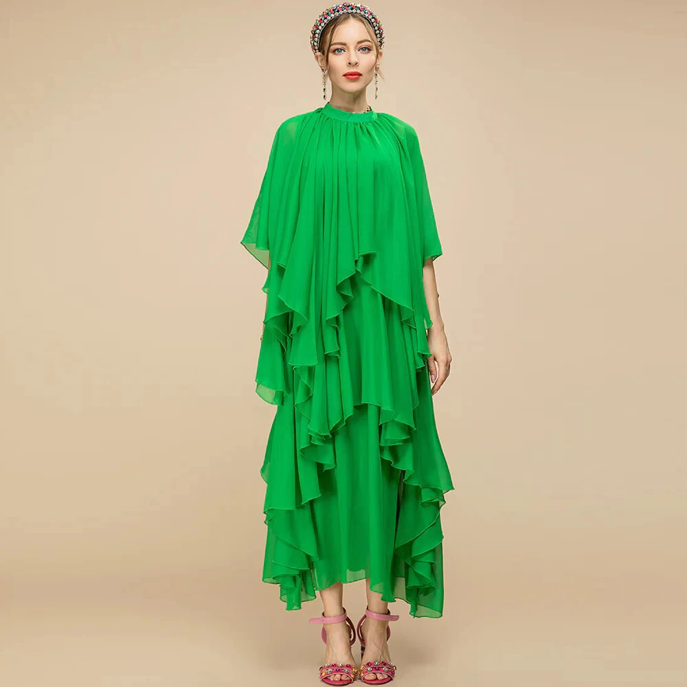Elegant Party Dresses for Women Chiffon Straight Women's Evening Dress Green O-Neck Ruffles 2024 Formal Prom Gown
Elegant Party Dresses for Women Chiffon Straight Women's Evening Dress Green O-Neck Ruffles 2024 Formal Prom Gown