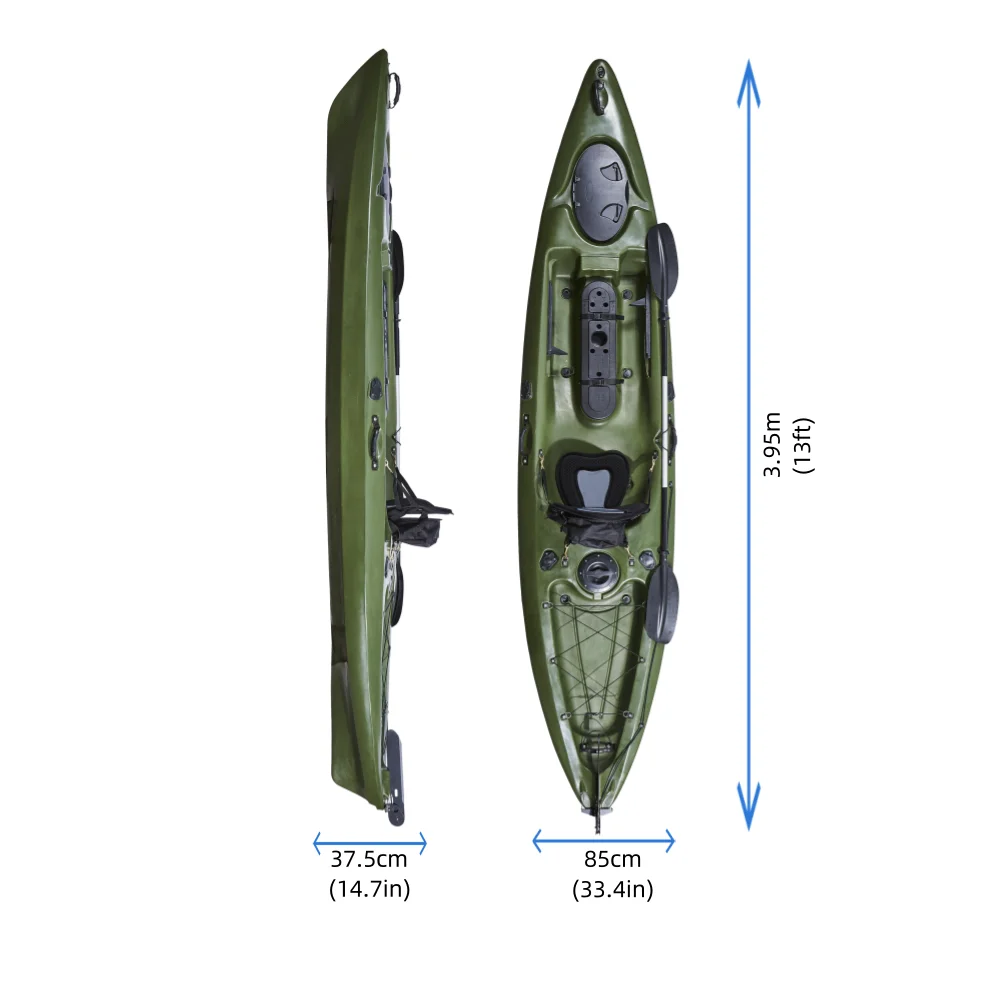 LSF Waterplay Crafts 1-Person Sit-On-Top Fishing Kayak with Paddle 3.95m Single Kayak for Outdoors Touring for Sale
LSF Waterplay Crafts 1-Person Sit-On-Top Fishing Kayak with Paddle 3.95m Single Kayak for Outdoors Touring for Sale