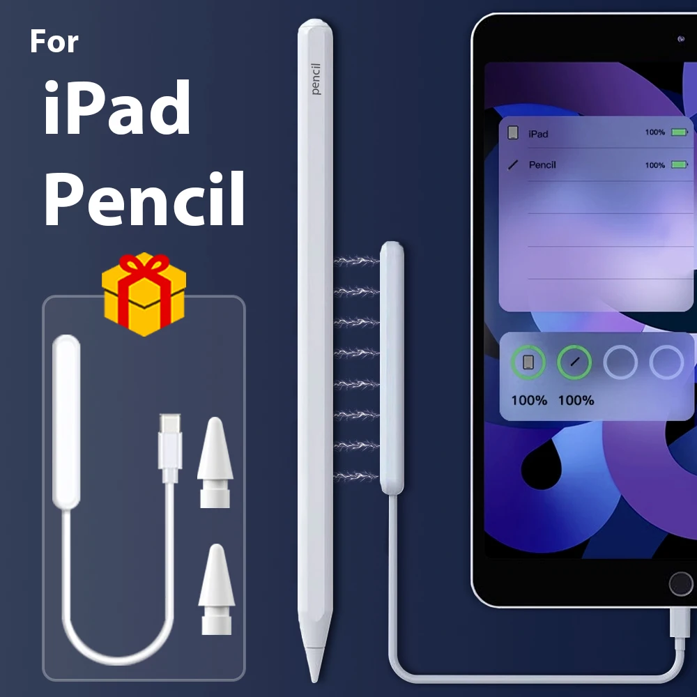 For Ipad Pencil For 2018-2023 Apple Pencil With Magnetic Charging Refuse Palm Ipad Accessory Extra Long Standby Tablet Pencil
For Ipad Pencil For 2018-2023 Apple Pencil With Magnetic Charging Refuse Palm Ipad Accessory Extra Long Standby Tablet Pencil