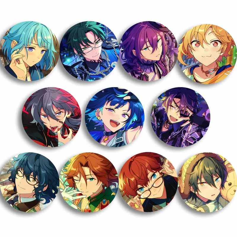 Hot Anime Game Ensemble Stars Enamel Pins Cartoon Idol Leo Tsukinaga Kohaku Oukawa Icon Badges Round Brooch Pin for Gamer Gift
Hot Anime Game Ensemble Stars Enamel Pins Cartoon Idol Leo Tsukinaga Kohaku Oukawa Icon Badges Round Brooch Pin for Gamer Gift