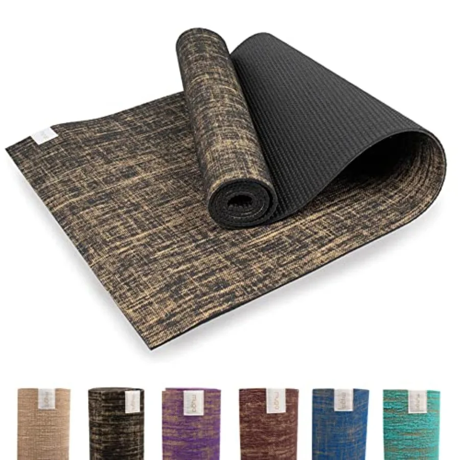 Jute Yoga Mat High Performance Vegan Floor Exercise Mat Eco Friendly Biodegradable Yoga Mat with PVC Backing 72" x 24" 0.2" Thi
Jute Yoga Mat High Performance Vegan Floor Exercise Mat Eco Friendly Biodegradable Yoga Mat with PVC Backing 72" x 24" 0.2" Thi