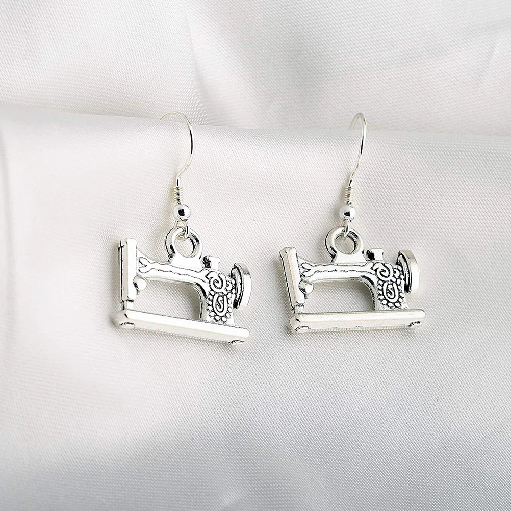 1 Pair Sewing Machine Design Pendant Earrings Creative Funny Ear Hooks Ear Jewelry for Women Ladies Stylists
1 Pair Sewing Machine Design Pendant Earrings Creative Funny Ear Hooks Ear Jewelry for Women Ladies Stylists