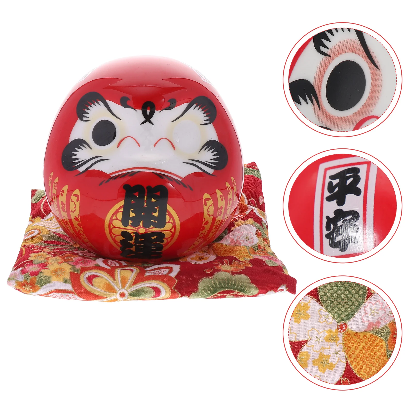 Sculpture Dharma Egg Ornament Work Car Decor Cloth Miniature Japanese Decoration
Sculpture Dharma Egg Ornament Work Car Decor Cloth Miniature Japanese Decoration