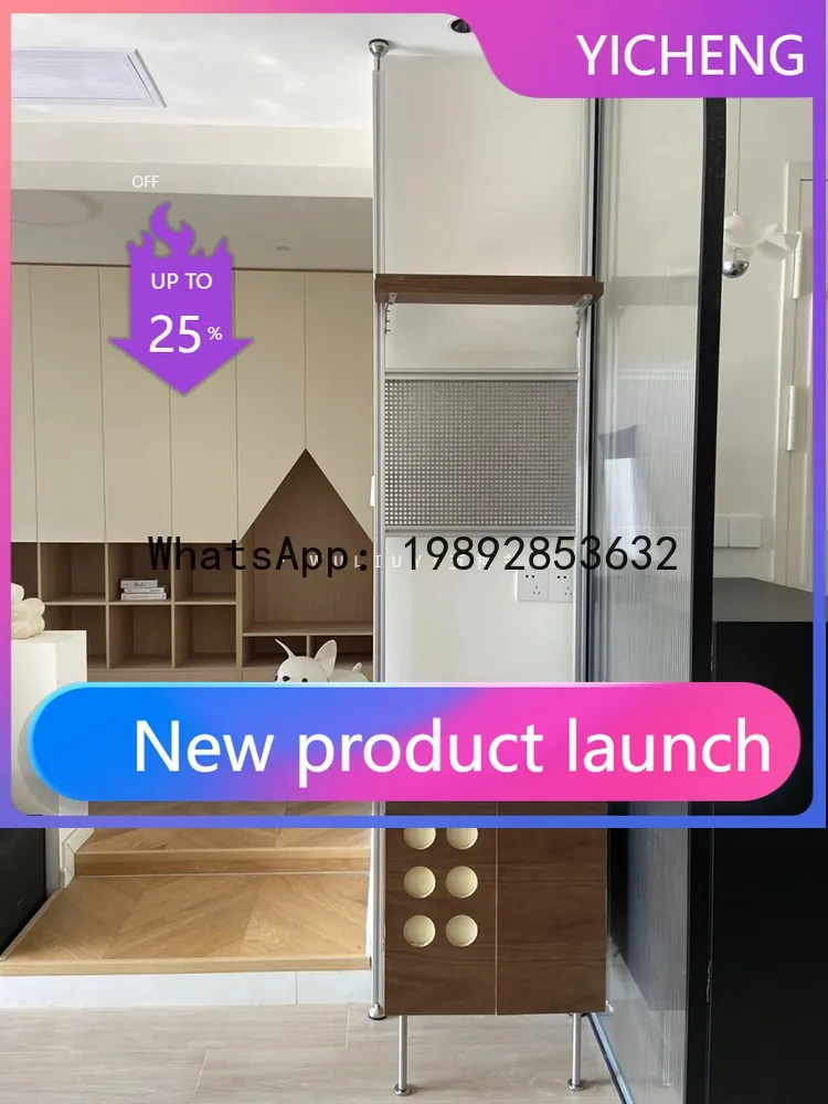 Aluminum Profile Home Entrance Cabinet Living Room Bookshelf Pegboard Partition Storage Cabinet
Aluminum Profile Home Entrance Cabinet Living Room Bookshelf Pegboard Partition Storage Cabinet