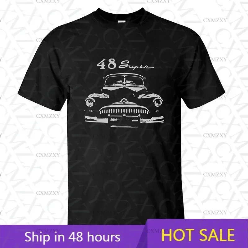 Men T Shirt Casual 1948 Buick Super Classic Antique Car T-shirt Graphic Summer Short Sleeves 100% Cotton S-3XL Cool Tee
Men T Shirt Casual 1948 Buick Super Classic Antique Car T-shirt Graphic Summer Short Sleeves 100% Cotton S-3XL Cool Tee