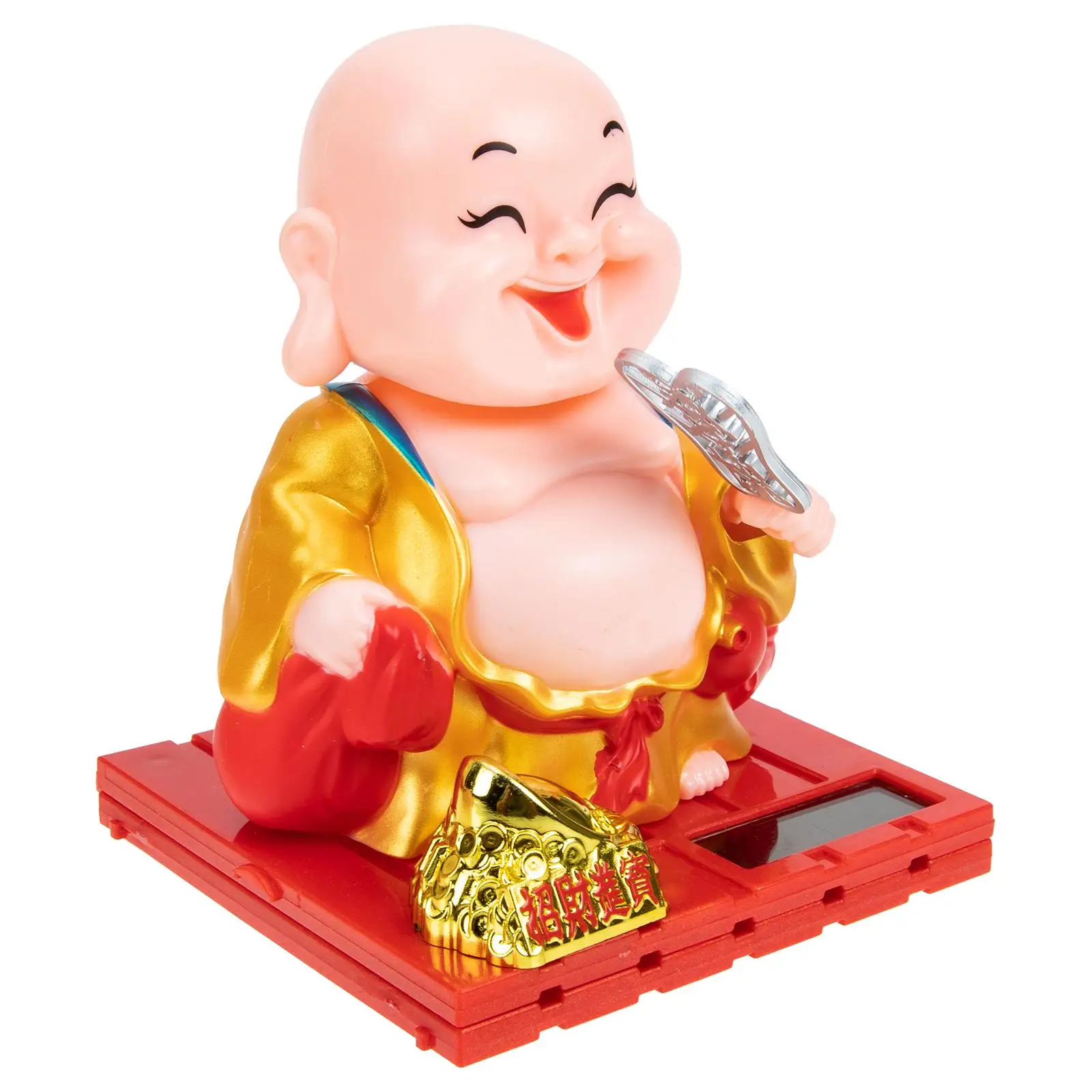 Solar Nodding Maitreya Buddha Statue Decor Figure Dashboard Car Ornaments Plastic Electronic Component Chinese Style Desktop
Solar Nodding Maitreya Buddha Statue Decor Figure Dashboard Car Ornaments Plastic Electronic Component Chinese Style Desktop