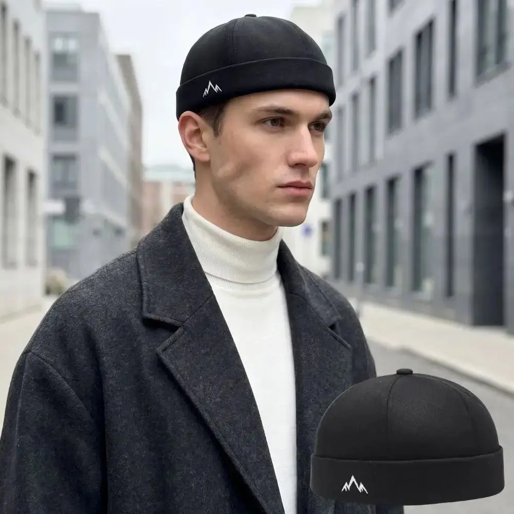 Leisure Vintage Dome Melon Cap Hip Hop Polyester Brimless Skullies Cap Mountain Embroidery Retro Docker Cap Streetwear
Leisure Vintage Dome Melon Cap Hip Hop Polyester Brimless Skullies Cap Mountain Embroidery Retro Docker Cap Streetwear