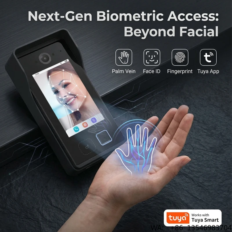 Hiwink Solar Powered Video Intercom Palm Vein Face Recognition IP65 Waterproof POE Smart Door Entry System for Gate Garden
Hiwink Solar Powered Video Intercom Palm Vein Face Recognition IP65 Waterproof POE Smart Door Entry System for Gate Garden