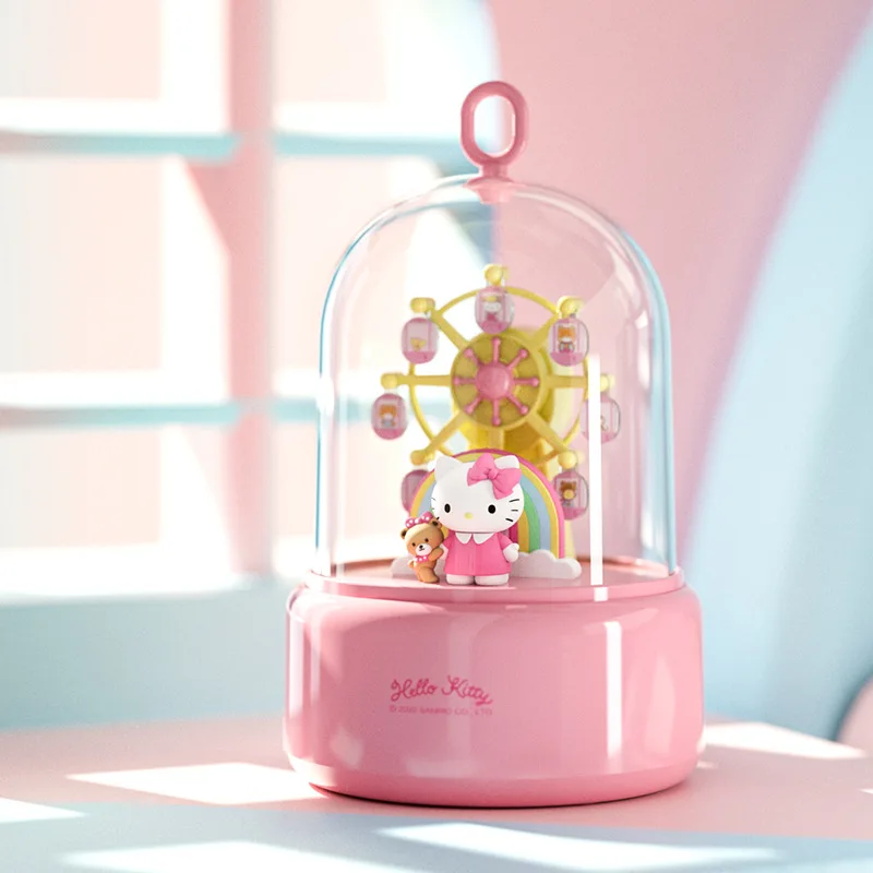 Kawaii Sanrio Music Light Hello Kittys Cinnamoroll Accessories Cute Anime Ferris Wheel Sleep Light Desktop Music Box Girl Gift
Kawaii Sanrio Music Light Hello Kittys Cinnamoroll Accessories Cute Anime Ferris Wheel Sleep Light Desktop Music Box Girl Gift
