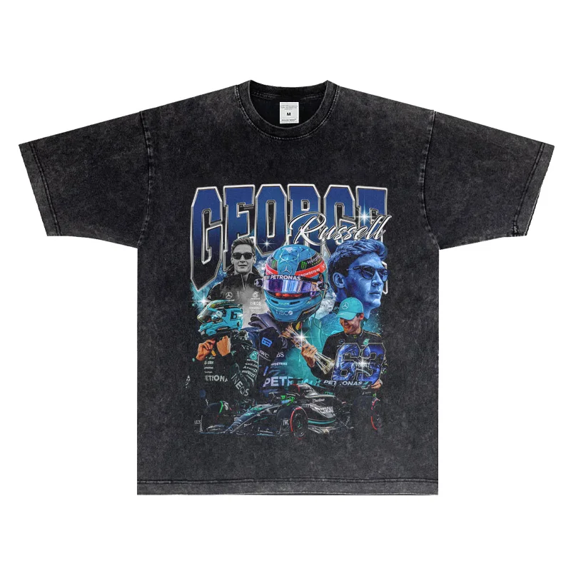 2025 Breathable Print George Russell T-shirt F1 Mercedes-AMG Racing Suit Short Sleeve
2025 Breathable Print George Russell T-shirt F1 Mercedes-AMG Racing Suit Short Sleeve