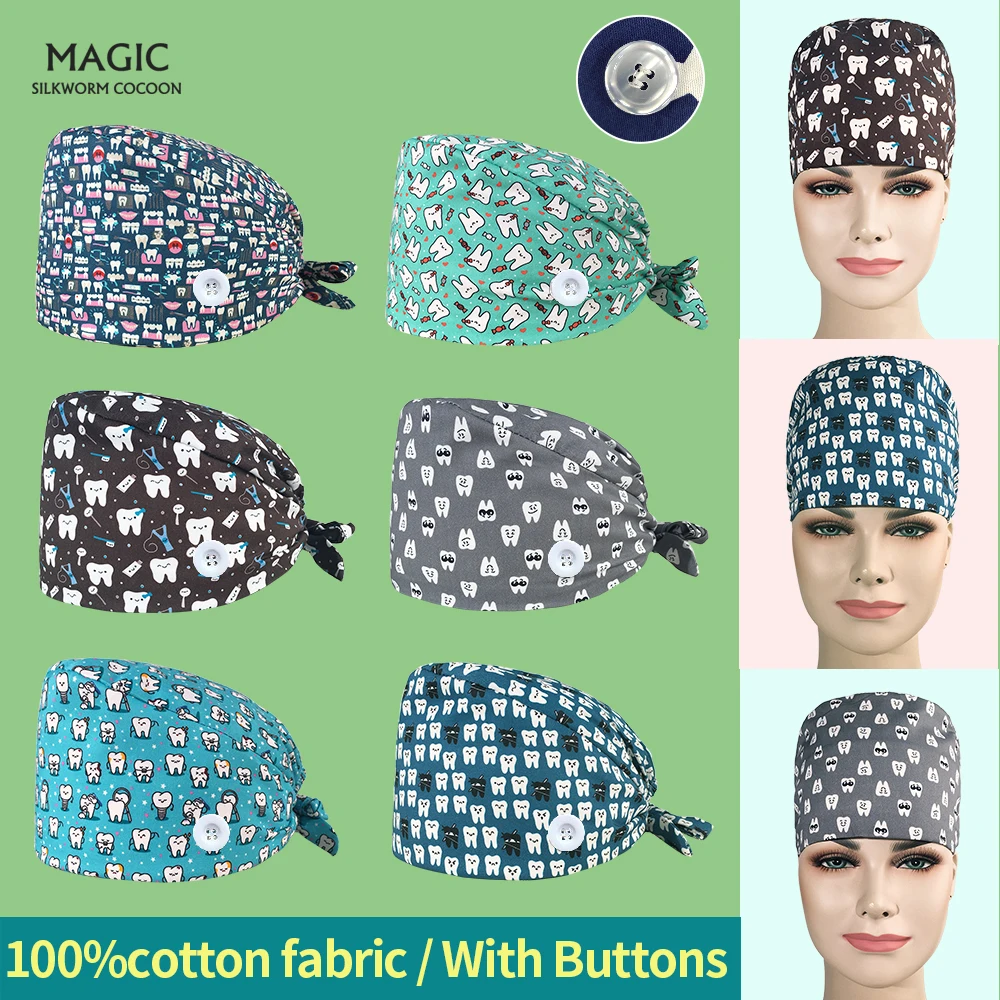 Health Workers Work Hats Cute Tooth Print Scrubs Caps Pet Grooming Agency Work Scrubs Hats Beauty Salon Scrub Cap Lab Cap New
Health Workers Work Hats Cute Tooth Print Scrubs Caps Pet Grooming Agency Work Scrubs Hats Beauty Salon Scrub Cap Lab Cap New