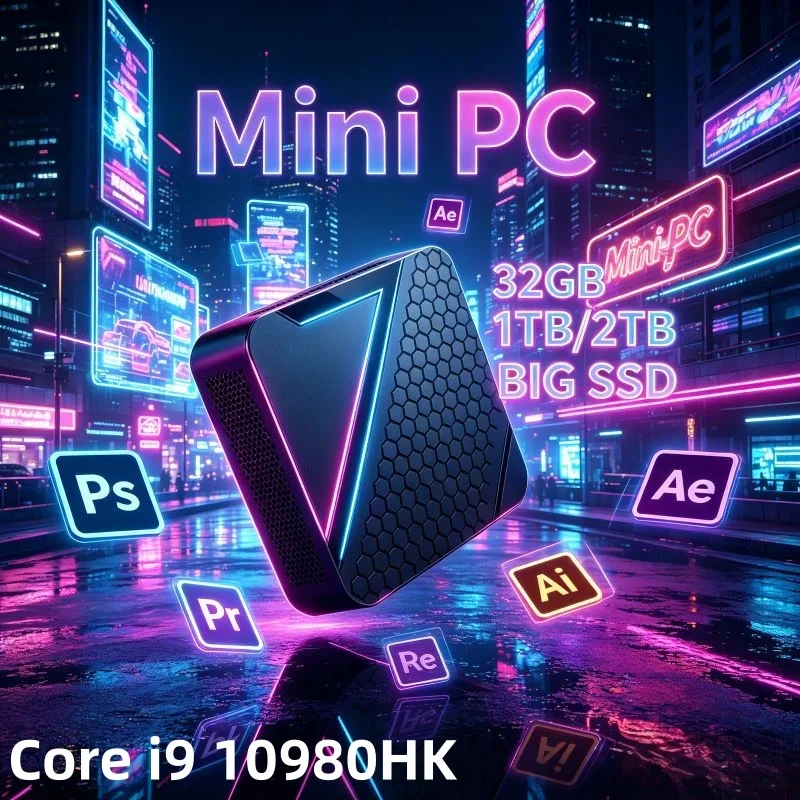 Compact Core I9 10980HK Mini PC, WiFi 6 Bluetooth 5.2, Dual Gigabit LAN, Triple 4K Multi-Screen Display for Work and Daily Use
Compact Core I9 10980HK Mini PC, WiFi 6 Bluetooth 5.2, Dual Gigabit LAN, Triple 4K Multi-Screen Display for Work and Daily Use